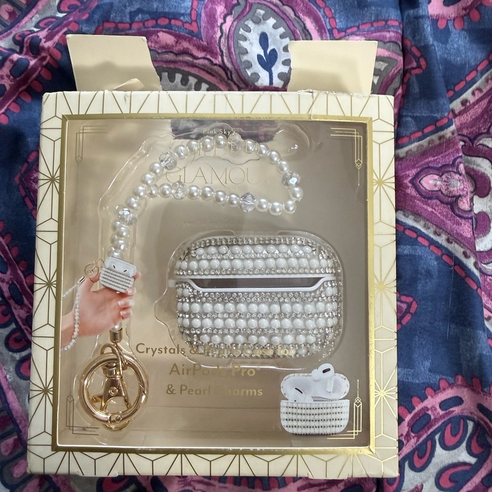 Glamour Pearl & Crystal Bridal‎ AirPods Pro Case